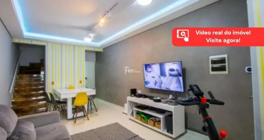 Sobrado à venda na v. linda em santo andré 3 dorm. 1 suíte, mobiliado porteira fechada.