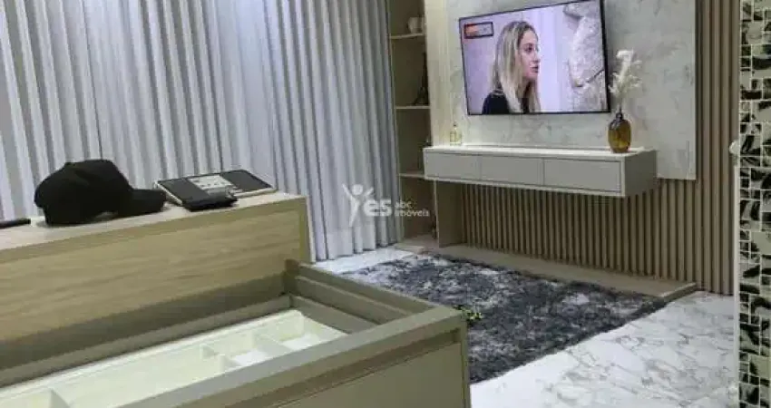 Casa nova com área gourmet e móveis planejados à venda na vila camilópolis – 118m²