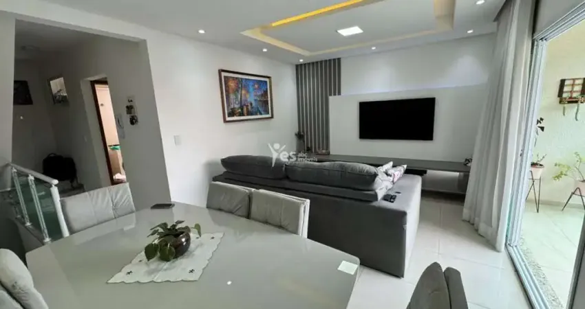 Venda de sobrado em condomínio com 125m² em santo andré - mobiliado e com varanda