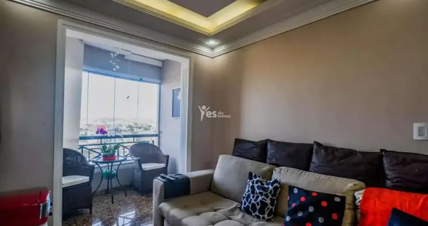 Apartamento semi mobiliado à venda com 70m²,- vila pires - santo andré - sp