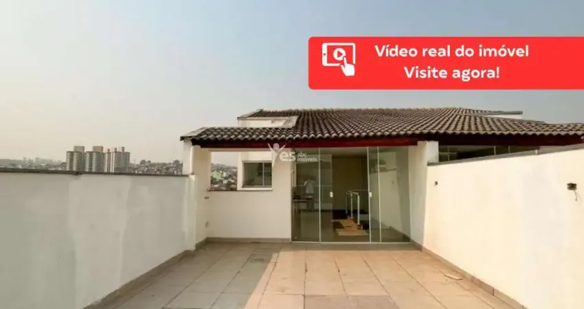 Cobertura em prédio baixo condomínio com elevador, 03 dormitórios e 02 vagas, localizado na vila pires em santo andré.