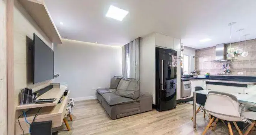 Cobertura com 03 dormitórios, 02 vagas e planejados, localizado na vila curuçá em santo andré.