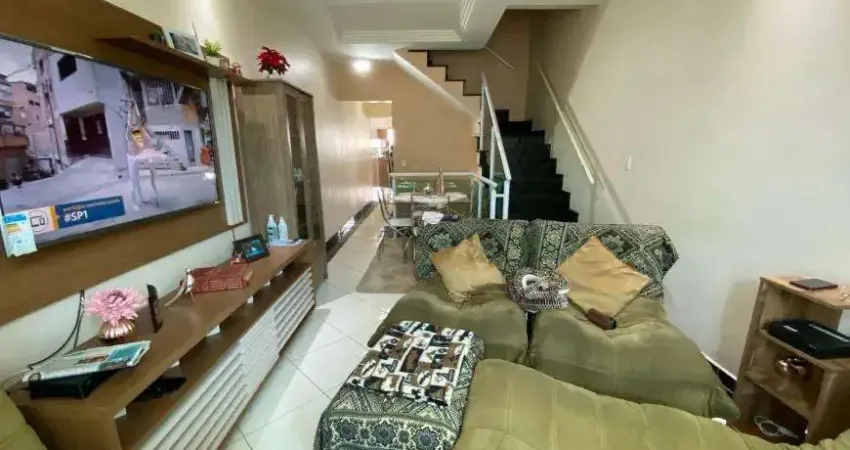 Sobrado a venda com 120m² de área construída. sendo 3 dormitórios, 1 suíte, 3 banheiros e 2 vagas de garagem no jardim bela vista em santo andré - sp