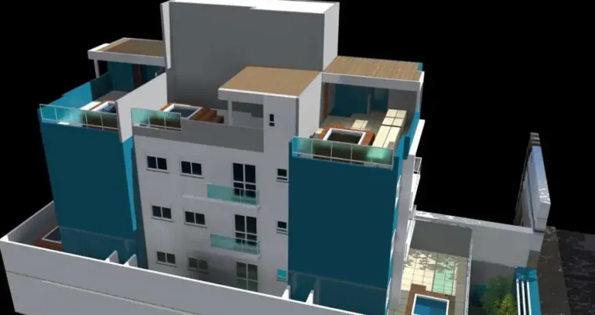 Apartamento à venda em santo andré, paraíso - lançamento com jacuzzi e elevador