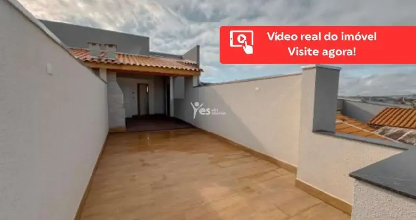 Cobertura 94 m2 com churrasqueira -2 dormitórios, 1 suíte, vila guarani