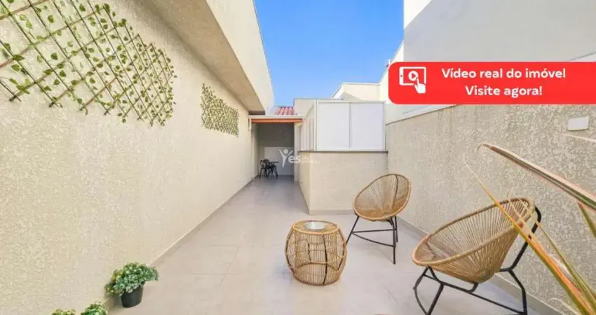 Cobertura com elevador com 47,70 + 47,70m², 2 quartos sendo 1 suíte, 1 vaga de garagem, santa maria, santo andré