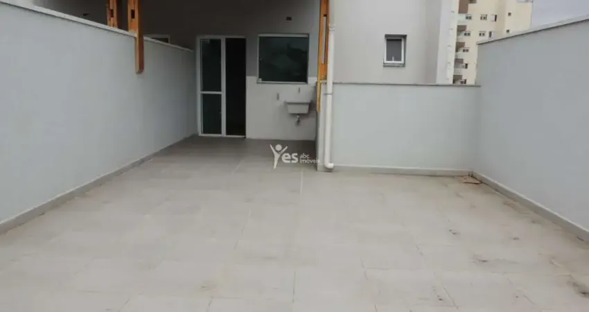 Cobertura de 100m², 02 dormitórios sendo 01 suíte e 01 vaga de garagem - vila camilópolis, santo andré.