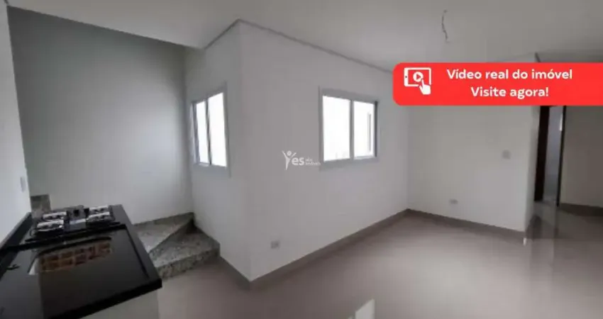 Cobertura em prédio baixo condomínio 2 quartos 2 banheiros com 84m² (42m² + 42m²) localizado no bairro silveira em santo andré