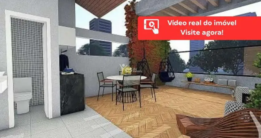 Cobertura à venda de 83m² com elevador, 2 dormitórios 1 vaga  na vila assunção. santo andré