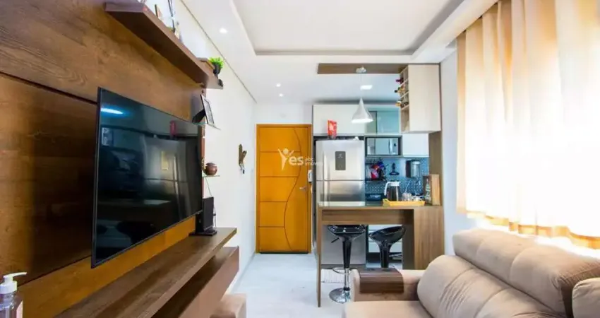 Apartamento à venda com 74m², 2 quartos e 1 vaga - vila junqueira, santo andré.