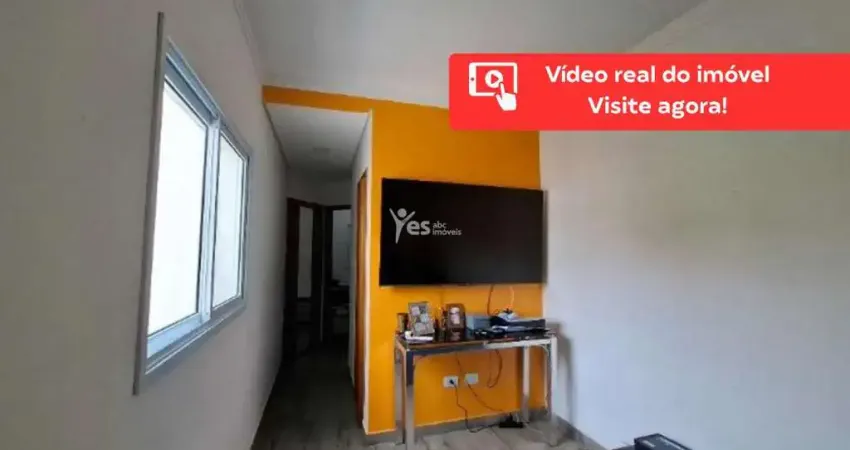 Cobertura em prédio condomínio baixo 2 quartos 2 banheiros 1 vaga com 123m2 localizado no bairro vila alzira em santo andré