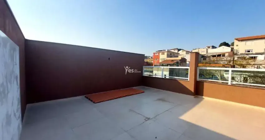 Cobertura baixo condomínio à venda em santo andré, vila linda com 2 dormitórios sendo um suíte