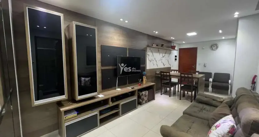 Apartamento baixo condomínio à venda em santo andré, vila camilópolis - mobiliado.