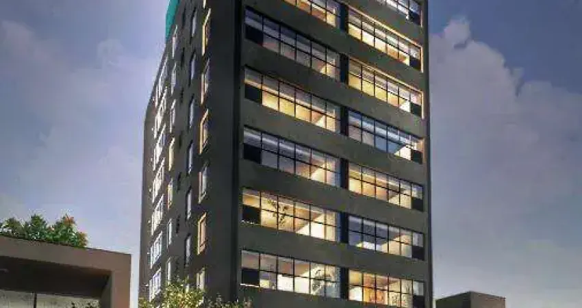 Apartamento studio 36,27m², 1 dormitório, s/vaga - centro/scs