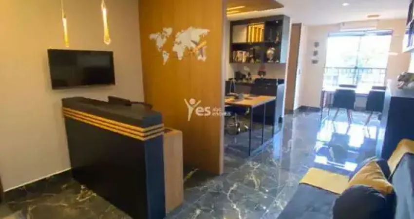 Sala comercialpara locação com 32,10m² - em santo andré, parque jaçatuba - semi-novo