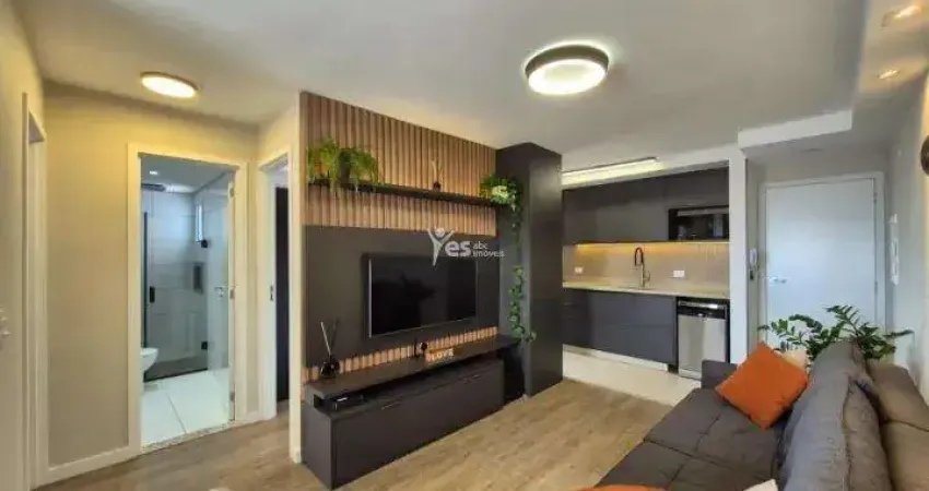 Aparamento semi mobiliado para locação com 60m² - bairro paraíso - santo andré - sp