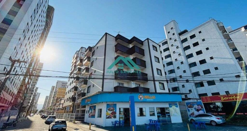 Locação Apto Mobiliado 2 Quartos Vista para o Mar – R$3.000 em Frente à Praia!!!