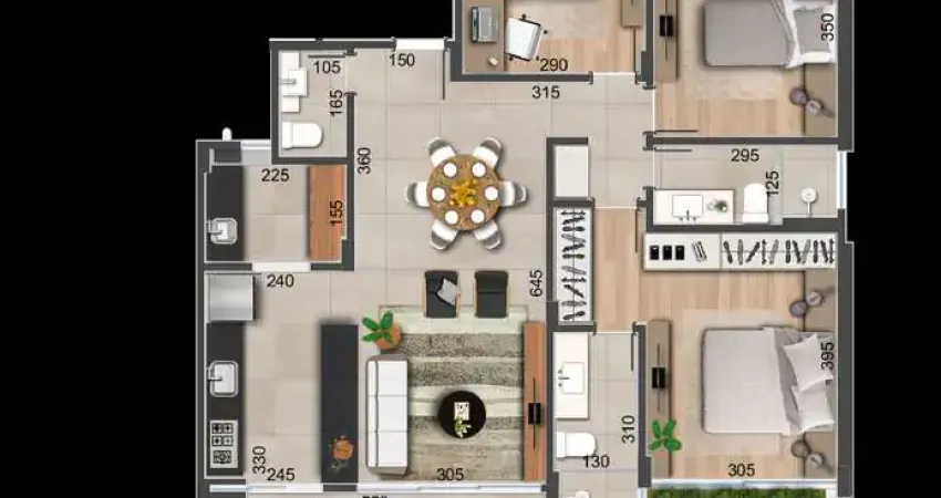 Apartamento com 3 quartos (1 suíte) e 2 vagas de garagem, à venda no bairro alto dos passos, juiz de fora - mg