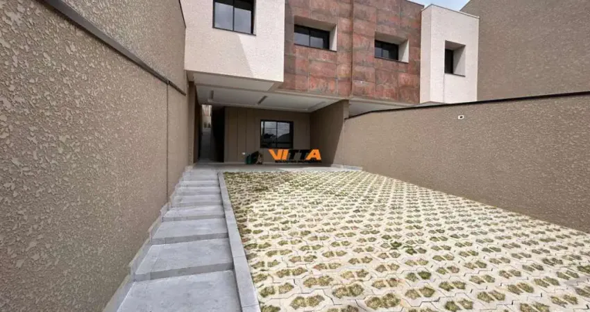 Casa sobrado à venda em araucária - novo e pronto para morar no bairro iguaçu