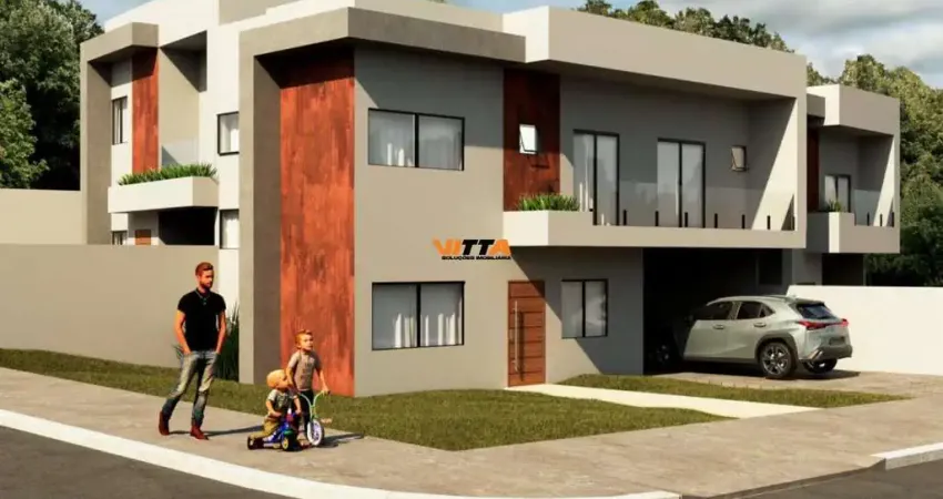 Sobrado de esquina à venda em araucária - lançamento no bairro costeira
