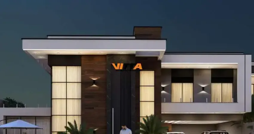 Sobrado alto padrão de esquina com piscina e 3 suites com closet- bairro costeira