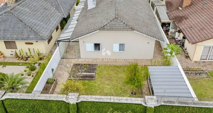 Casa em condomínio-4 quartos-4 vagas-265m2-térrea-quintal-não germinada-são braz-curitiba-pr