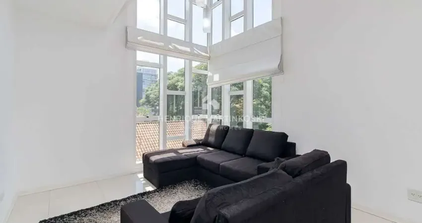 Apartamento loft moderno à venda no bigorrilho, em curitiba — 76m² privativos, 2 vagas e design contemporâneo