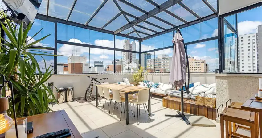 Apartamento cobertura duplex a venda no jardim botânico - 2 quartos, 2 vagas, 151 m2, churrasqueira no terraço