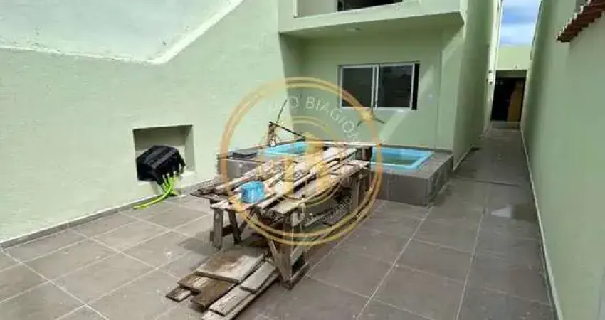 Sobrado com 2 quartos, Jussara, Mongaguá - R$ 495 mil, Cod: 3050