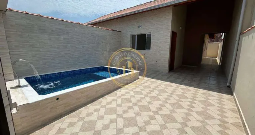 Casa com 2 quartos, flórida mirim, mongaguá - r$ 375 mil, cod: 3134