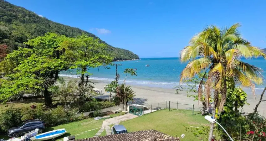 Apartamento frente mar a venda. excelente apartamento com 3 suítes, 215m², na praia da enseada, ubatuba-sp.