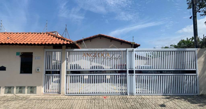 Casa térrea em condomínio fechado, no Cibratel I, Itanhaém/ SP