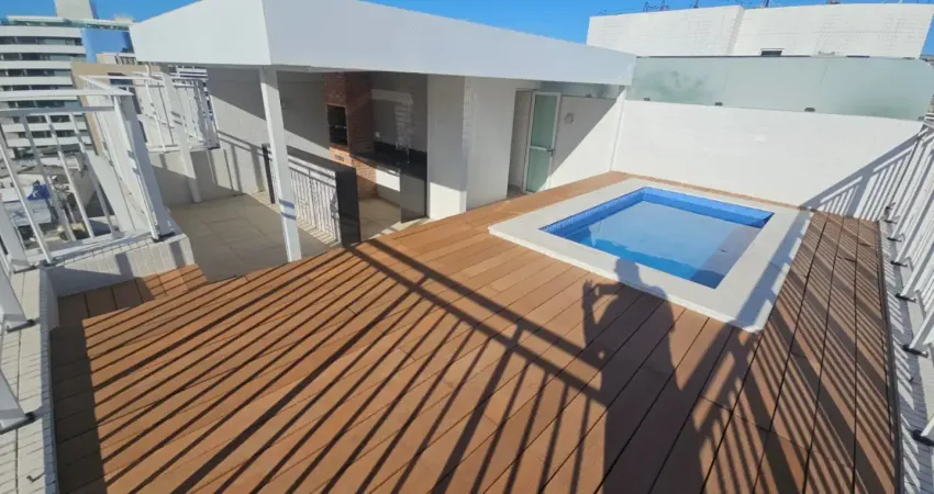 Cobertura à venda a 70m do mar de tambaú – espaço, lazer privativo e localização premium!