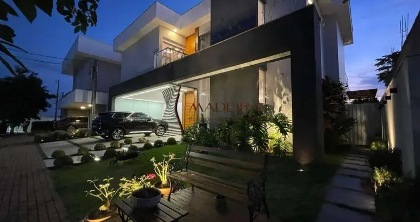 Lindo Sobrado à Venda no Residence Condominium Ecogarden - Maringá PR - 4 Suítes e Área Gourmet Completa!