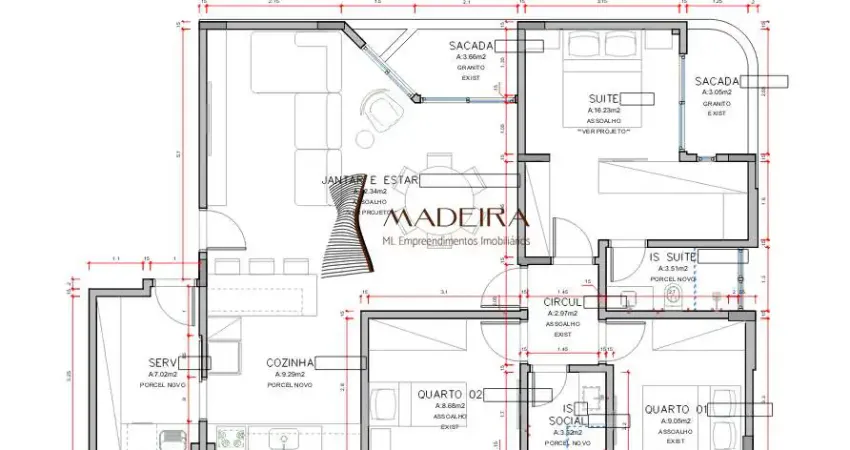Apartamento Moderno e Espaçoso na Zona 7 de Maringá - 111,86m² Privativos!