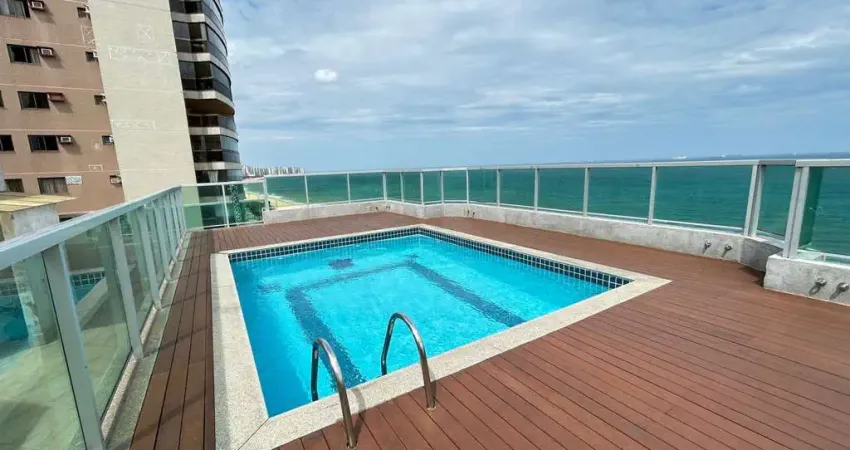 Apartamento 3 suítes na avenida da praia de itaparica em vila velha-es