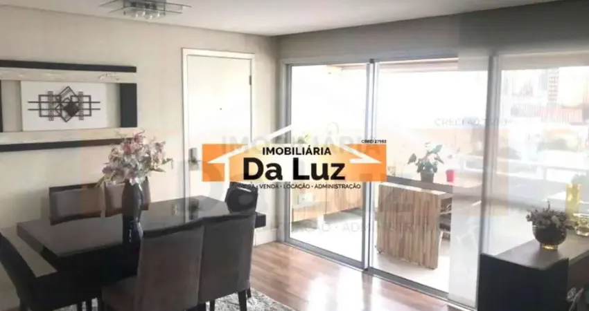 Apartamento alto padrão 03 suítes, área gourmet, 128m²  centro / santo andré