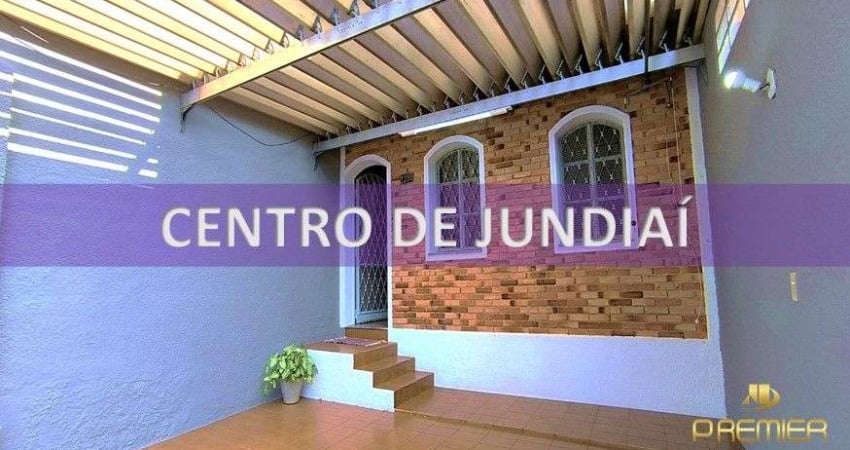 CASA PARA ALUGAR COM 3 QUARTOS (1 SUÍTE) E 2 GARAGENS COBERTAS NO CENTRO DE JUNDIAÍ SP