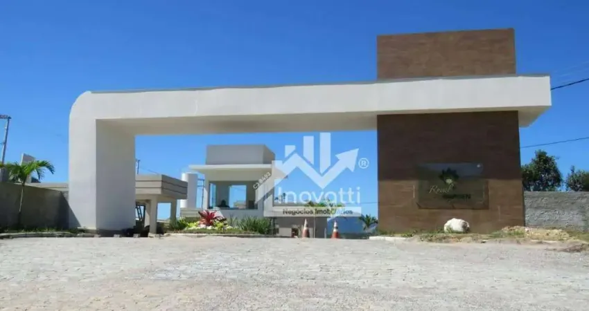 Terreno no royal garden, 240 m² por r$ 130.000 - caxito - maricá/rj