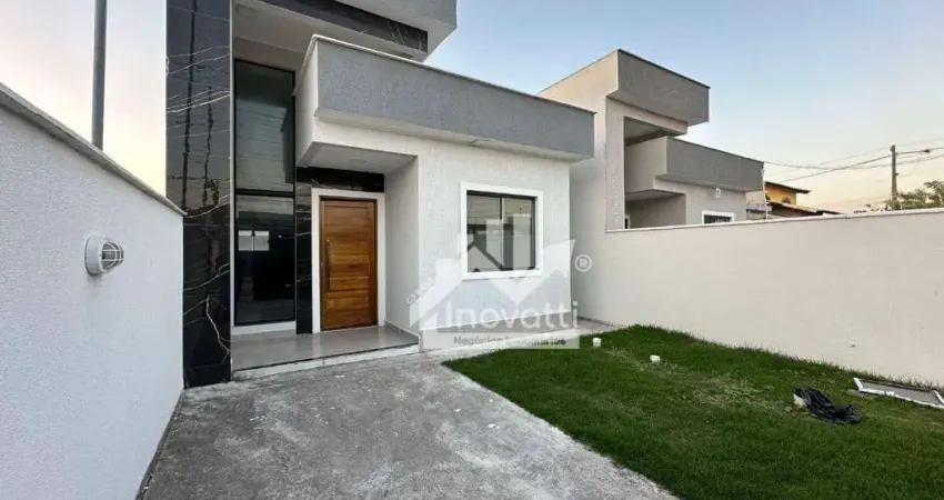 Casa com 2 dormitórios à venda, 86 m² por r$ 499.000,00 - jardim atlântico oeste (itaipuaçu) - maricá/rj