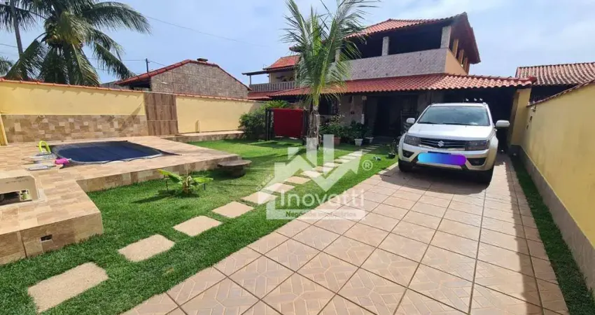 Casa com 5 dormitórios à venda, 215 m² por r$ 450.000,00 - jaconé (ponta negra) - maricá/rj