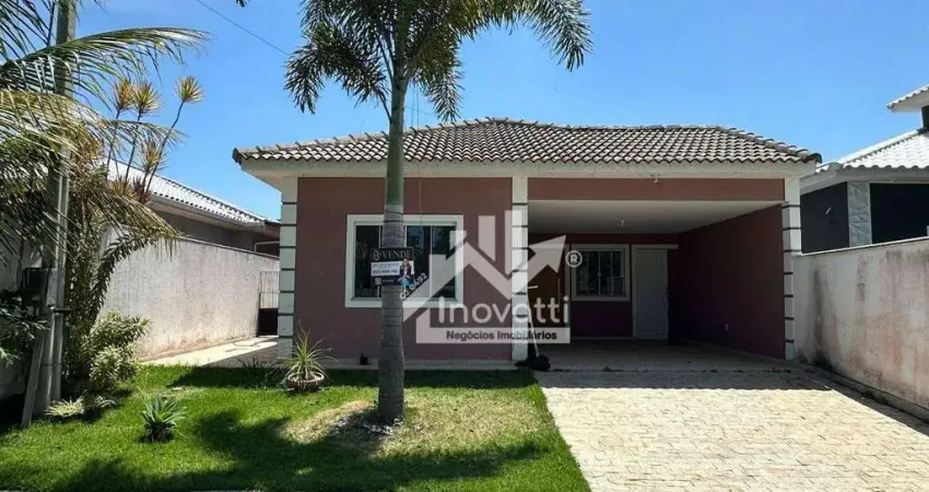 Casa com 3 dormitórios à venda, 100 m² por r$ 500.000,00 - cajueiros (itaipuaçu) - maricá/rj
