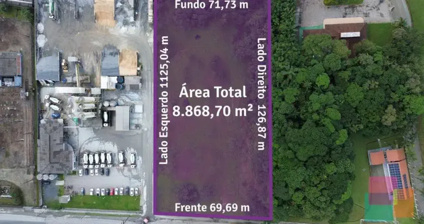 Terreno comercial à venda na Augusto Bruno Nielson, --, Zona Industrial, Joinville