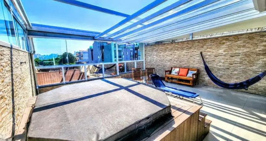 Linda cobertura de 128m² com jacuzzi à venda, no Bairro Valparaíso em Santo André/SP!  Próximo a Faculdade Fundação!
