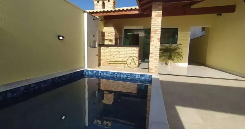 Casa térrea à venda 3 dormitórios Piscina com cascata e hidro Churrasqueira