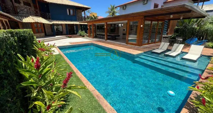 Casa em dois lotes a venda Condomínio Bougainville II piscina aquecida