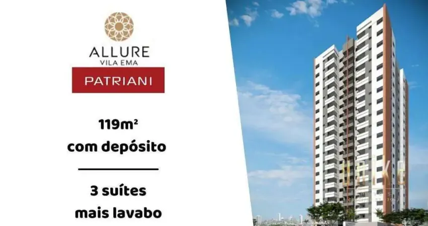 Apartamento com 3 quartos à venda na Rua Padre Rodolfo, Vila Ema, São José dos Campos