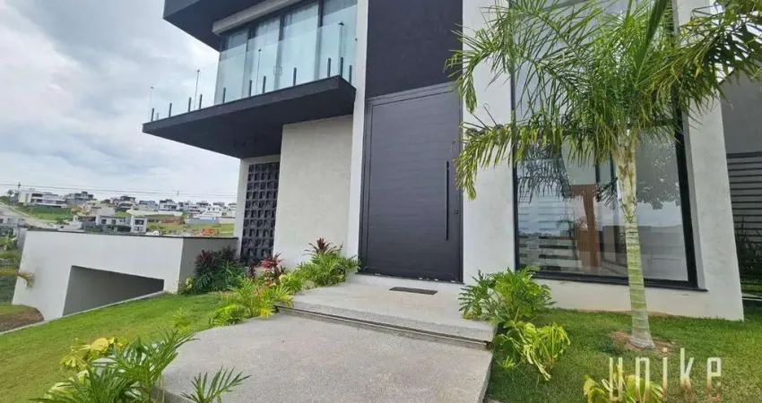 Sobrado moderno com 4 suítes no cond mônaco - 321m2 de ac e 545m2 de at