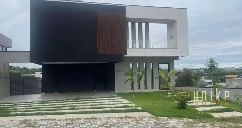 Casa com 5 dormitórios à venda, 640 m² por r$ 8.500.000 - condomínio reserva do paratehy - são josé dos campos/sp - urbanova