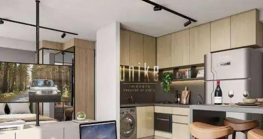 Apartamento com 2 dormitorios, 1 suíte, 58m²- lazer completo.